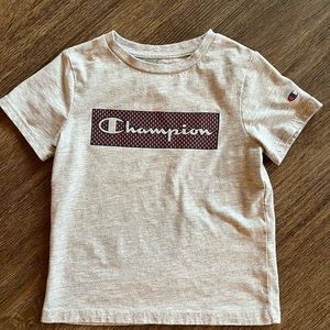 Champion little boys tee. Size 5. Pet and smoke free home.